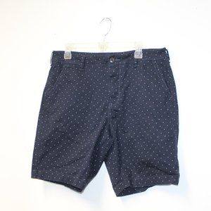 AERO Men's navy shorts with dots 33